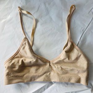 Triangle Spaghetti Strap Lined No Cups Bralette